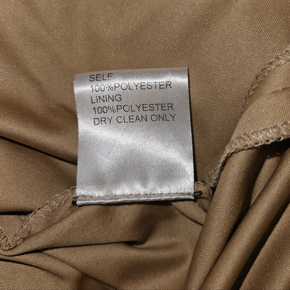 Tadashi Shoji Floral Black Gold Midi Cocktail Dress Size 6 - Picture 9 of 13